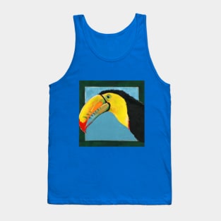 Toucan, what a colorful beak Tank Top